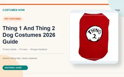 Thing 1 And Thing 2 Dog Costumes 2026 Guide