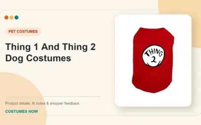 Thing 1 And Thing 2 Dog Costumes 2026 Guide