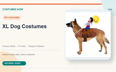XL Dog Costumes (2026)