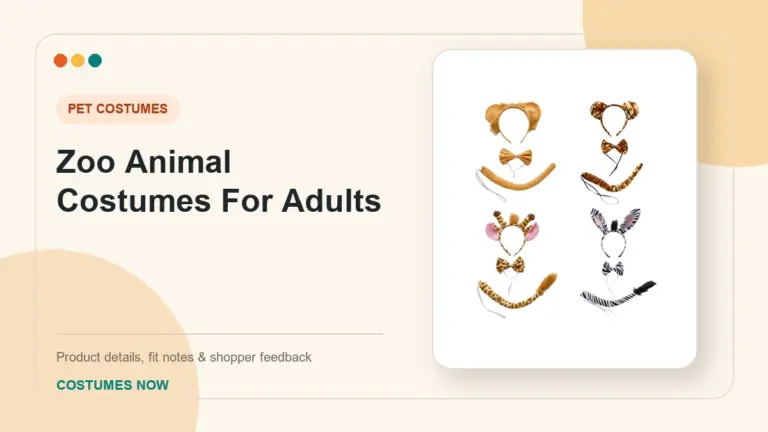 Zoo Animal Costumes For Adults buying guide