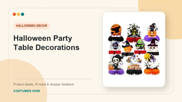 Halloween Party Table Decorations buying guide