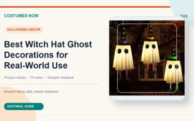 Best Witch Hat Ghost Decorations for Real-World Use