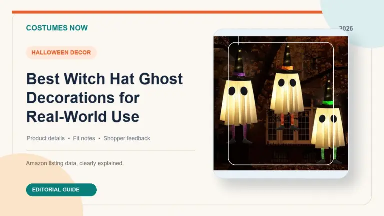 Best Witch Hat Ghost Decorations for Real-World Use featured image