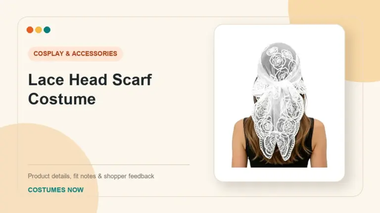Lace Head Scarf Costume buying guide