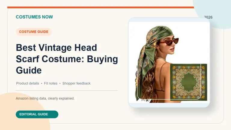 Best Vintage Head Scarf Costume: Buying Guide featured image