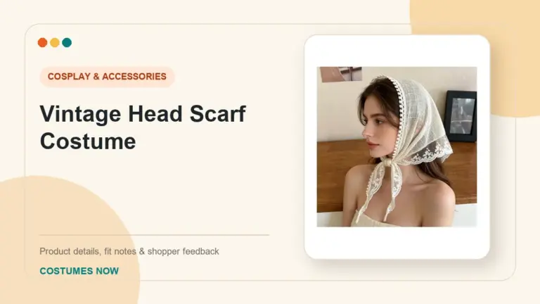 Vintage Head Scarf Costume buying guide