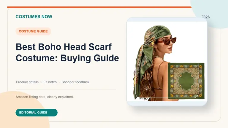 Best Boho Head Scarf Costume: Buying Guide featured image