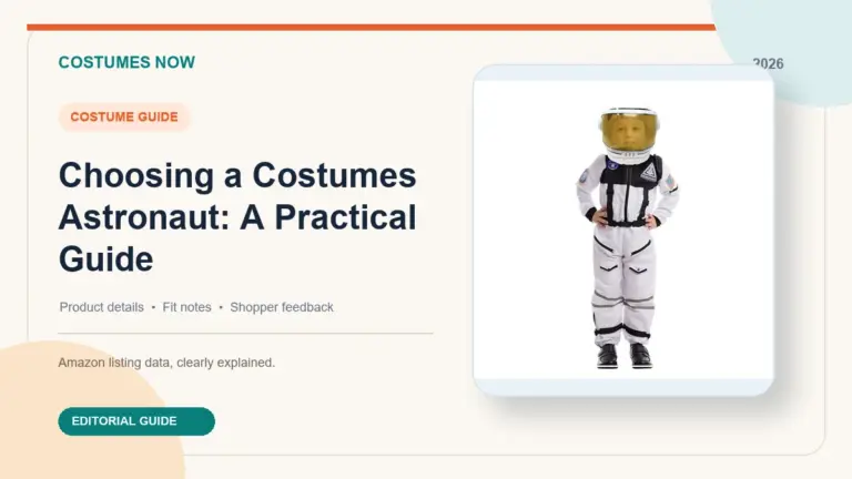 Choosing a Costumes Astronaut: A Practical Guide featured image