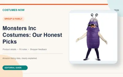 Monsters Inc Costumes: Our Honest Picks