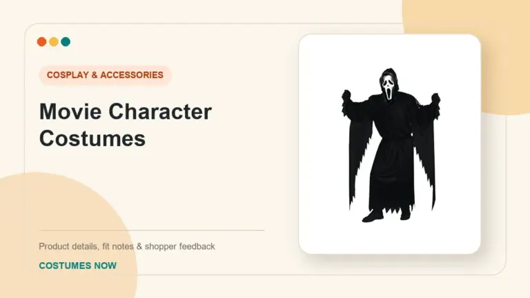 Movie Character Costumes buying guide