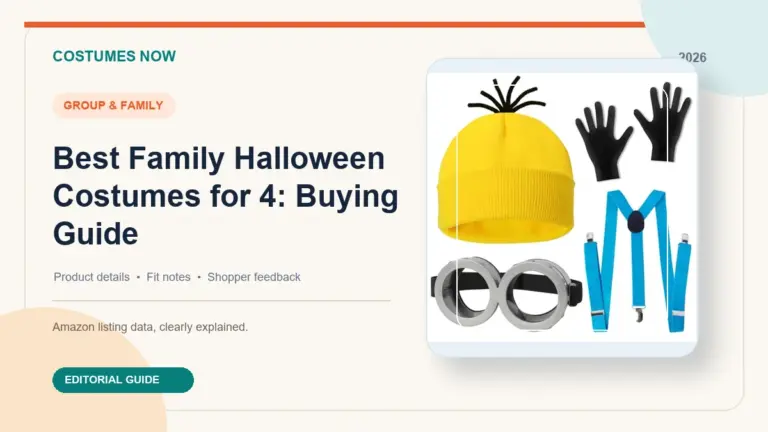 Best Family Halloween Costumes for 4: Buying Guide featured image