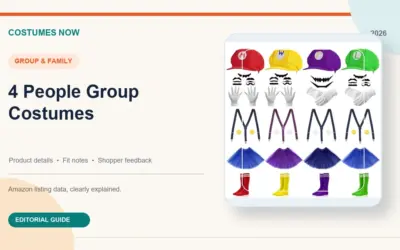 4 People Group Costumes (2026)