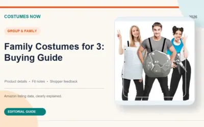 Family Costumes for 3: Buying Guide