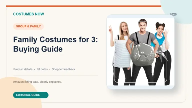 Family Costumes for 3: Buying Guide featured image