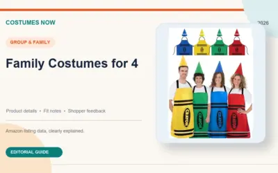 Family Costumes for 4 (2026)