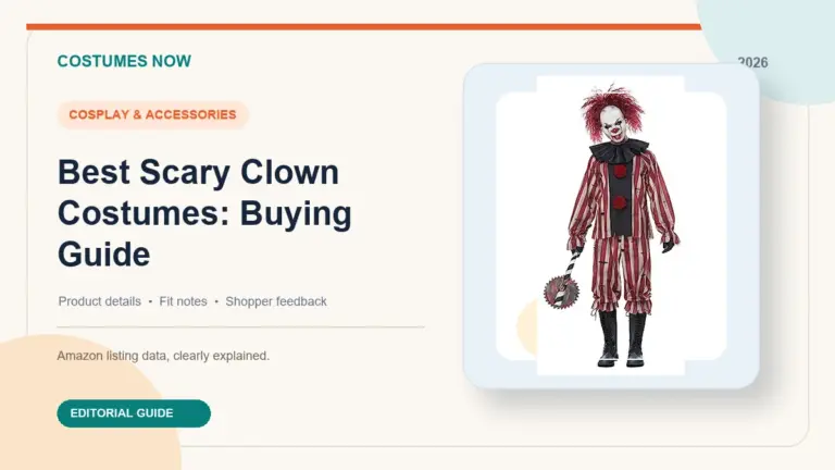Best Scary Clown Costumes: Buying Guide featured image