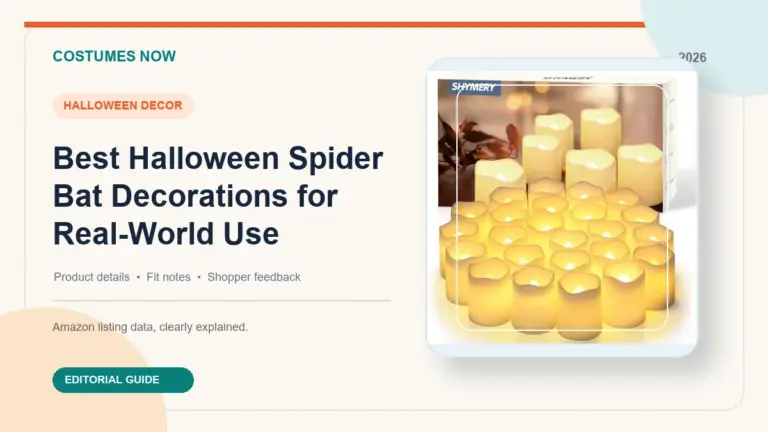 Best Halloween Spider Bat Decorations for Real-World Use featured image