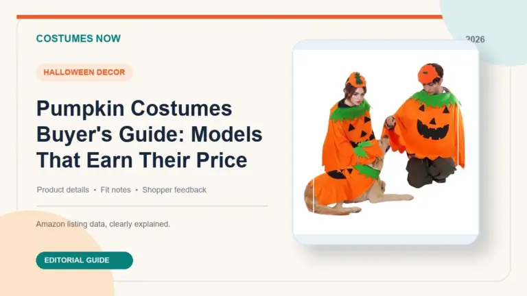 Pumpkin Costumes Buyer's Guide: Models That Earn Their Price featured image