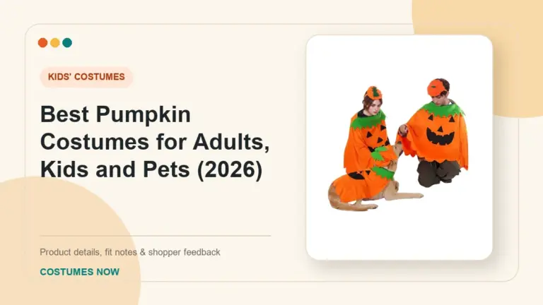 Best Pumpkin Costumes for Adults, Kids and Pets (2026) buying guide