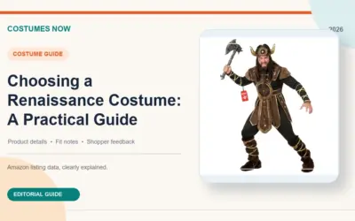 Choosing a Renaissance Costume: A Practical Guide 2026: Reviews and Buying Guide