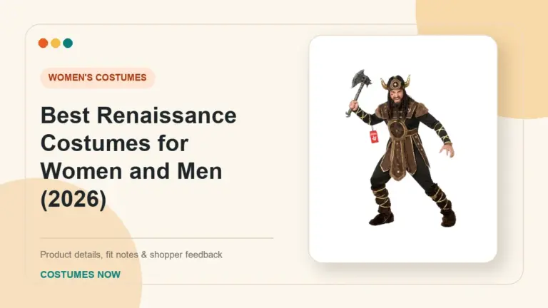 Best Renaissance Costumes for Women and Men (2026) buying guide