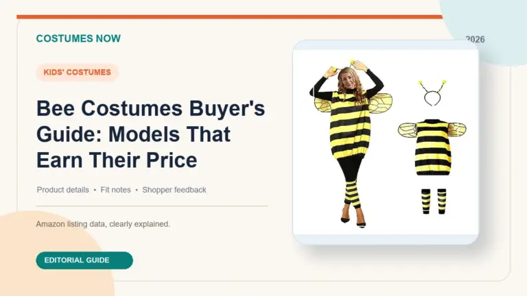 Bee Costumes Buyer's Guide: Models That Earn Their Price featured image