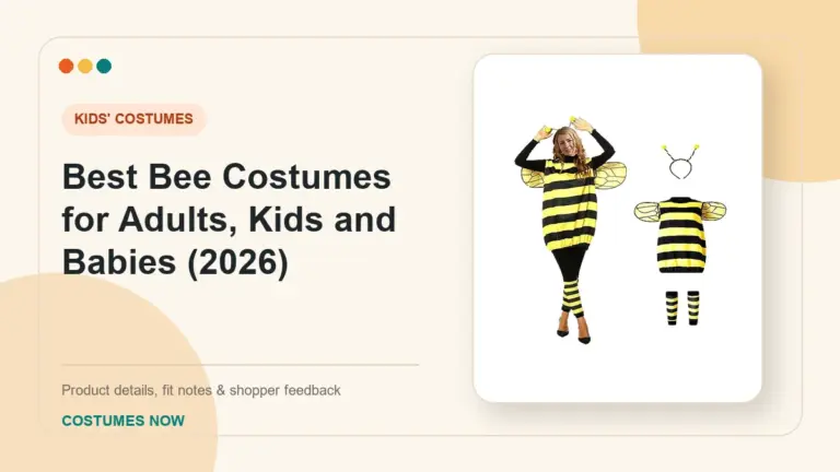 Best Bee Costumes for Adults, Kids and Babies (2026) buying guide
