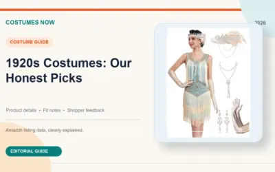 1920s Costumes: Our Honest Picks 2026: Reviews and Buying Guide
