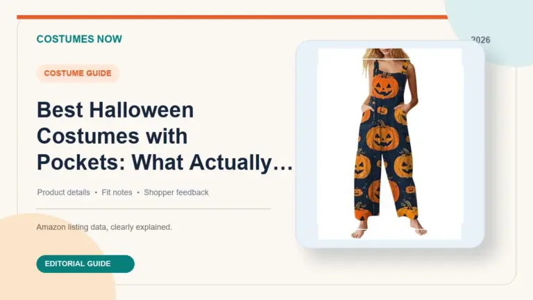Best Halloween Costumes with Pockets: What Actually Matters… 2026 featured image
