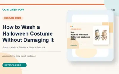 How to Wash a Halloween Costume Without Damaging It