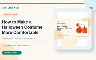 How to Make a Halloween Costume More Comfortable