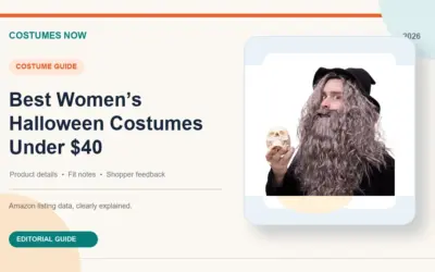 Best Women’s Halloween Costumes Under $40 (2026): Reviews and Buying Guide
