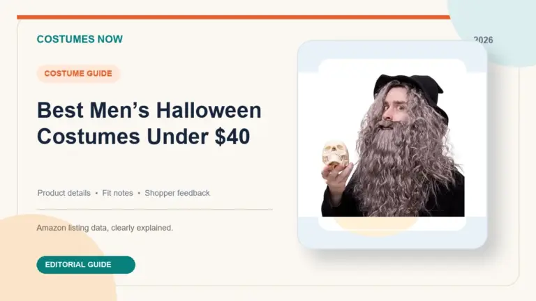 Best Men’s Halloween Costumes Under $40 featured image
