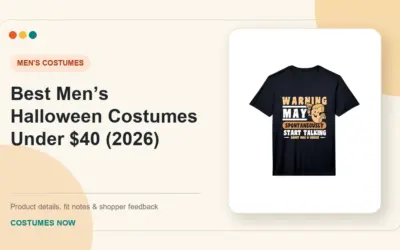 Best Men’s Halloween Costumes Under $40 (2026)