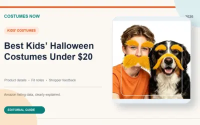 Best Kids’ Halloween Costumes Under $20 (2026): Reviews and Buying Guide