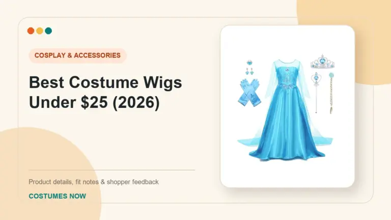 Best Costume Wigs Under $25 (2026) buying guide
