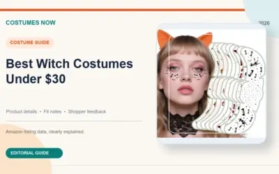 Best Witch Costumes Under $30 (2026): Reviews and Buying Guide