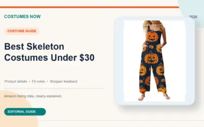 Best Skeleton Costumes Under $30 (2026): Reviews and Buying Guide