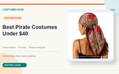 Best Pirate Costumes Under $40 (2026): Reviews and Buying Guide
