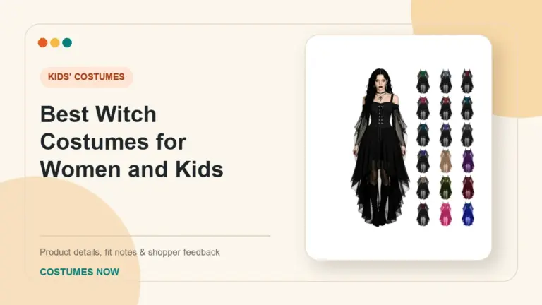 Best Witch Costumes for Women and Kids