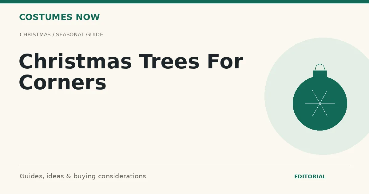 Christmas Trees For Corners