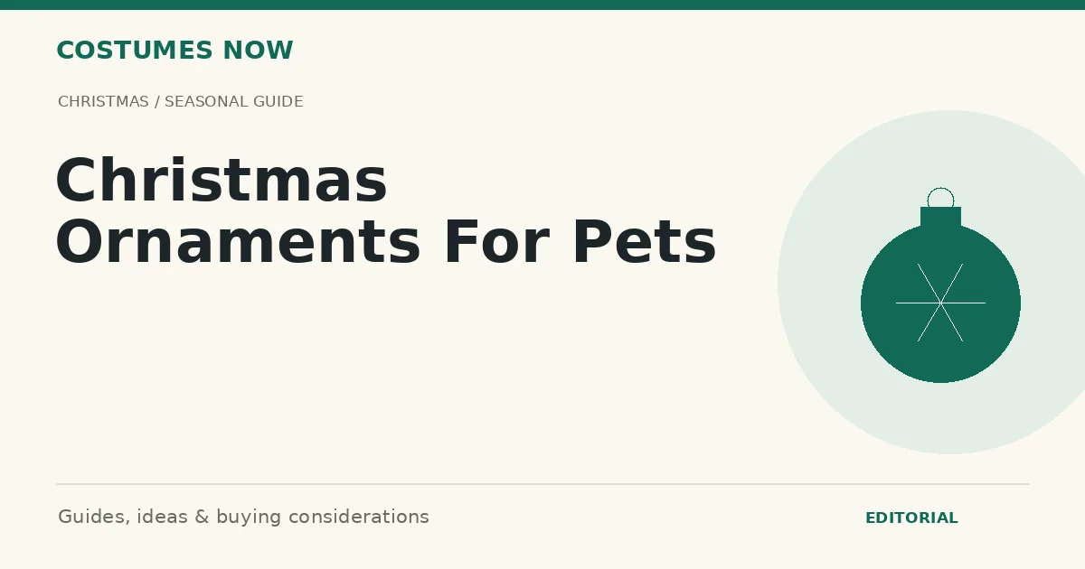 Christmas Ornaments For Pets