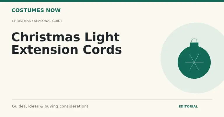 Editorial cover: Christmas Light Extension Cords