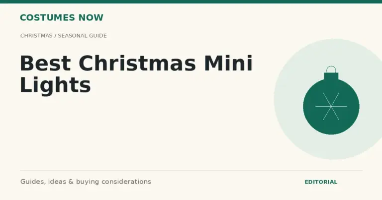 Editorial cover: Best Christmas Mini Lights