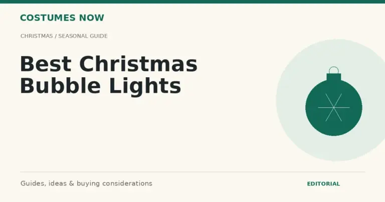 Editorial cover: Best Christmas Bubble Lights